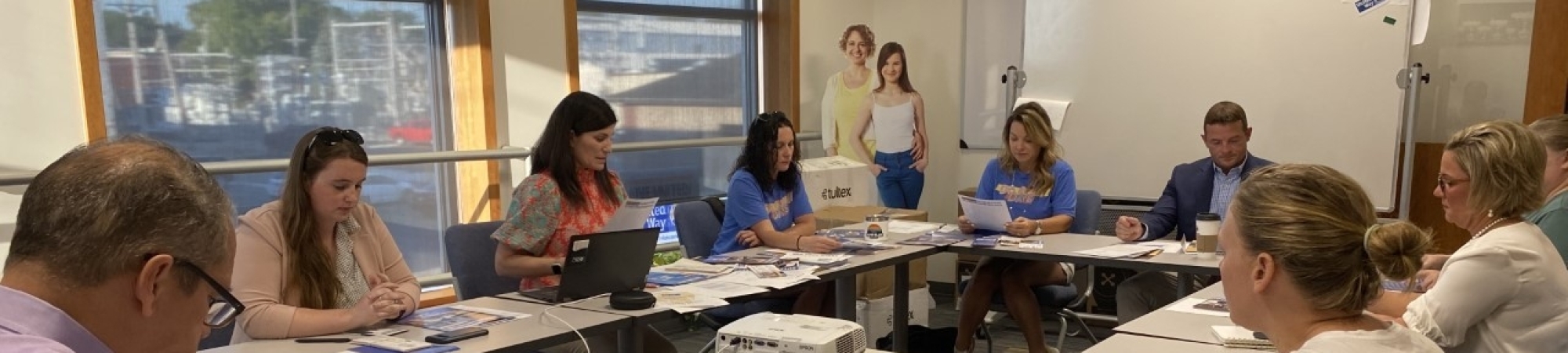 A board meeting in action
