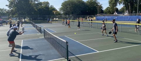 Pickleball players help us "smash" into last year's Campaign