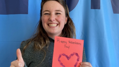 Volunteers will be making Valentine's Day-themed cards
